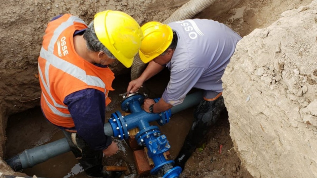 El intendente Espejo coordinó con OSSE una solución al problema del agua en Villa Mercedes