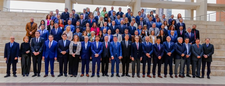 El gobernador Orrego participó de la apertura de un encuentro nacional de jueces federales