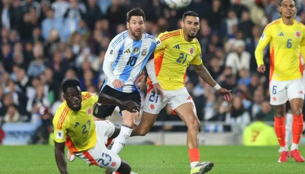 Argentina empató 1 a 1 contra Colombia