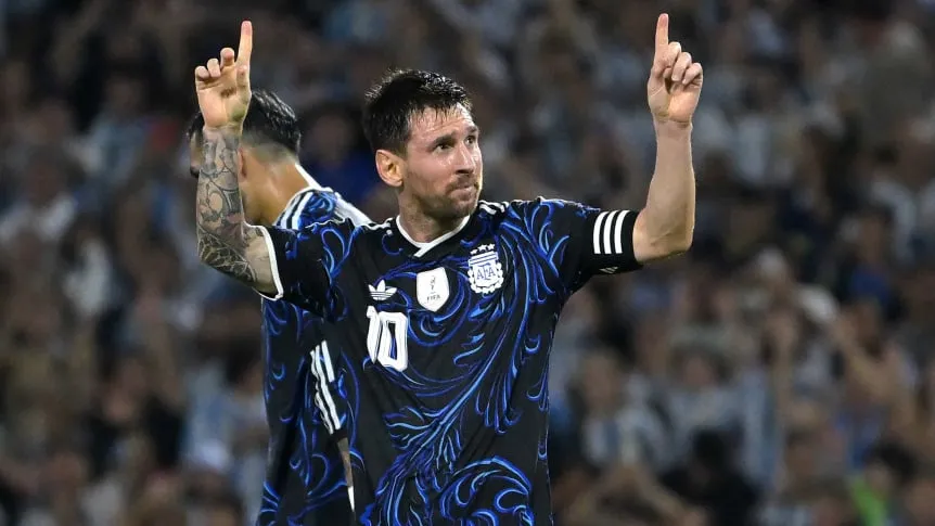 Argentina goleó en su último partido antes del Mundial