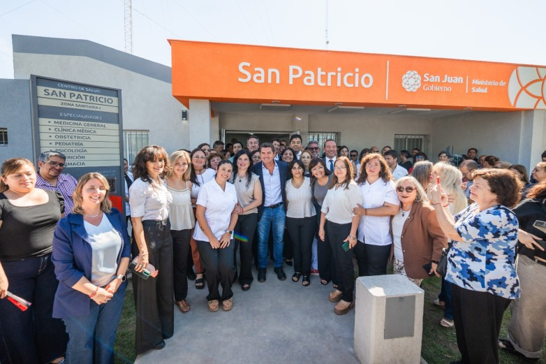Chimbas: Orrego encabezó la inauguración de un Centro de Salud que beneficiará a más de 11.800 vecinos